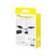 6. Baseus Bright Mirror Series USB-C Retractable Cable - 2 x USB-C 100W 1m - Black