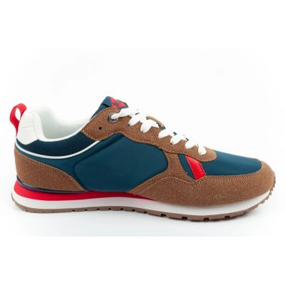 4. Lee Cooper men's sneakers, fashionable, comfortable, durable, navy blue, brown
