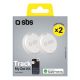 2. SBS Track My Circle locator compatible with Apple Find My set of 2 - white