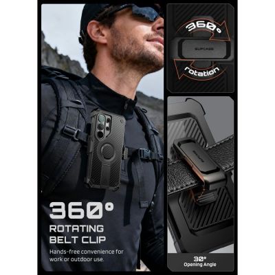 7. Supcase Unicorn Beetle Pro Mag MagSafe 2-Set Case for Samsung Galaxy S26 Ultra - Black