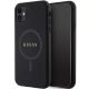 Guess GUHMN61PSAHMCK case for iPhone 11 / Xr - black Saffiano MagSafe