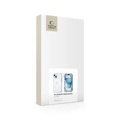3. Tech-Protect FlexAir MagSafe iPhone 15 Case - Clear