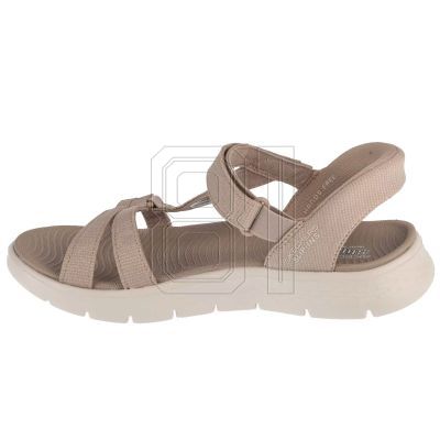 2. Skechers Slip-Ins: Go Walk Flex Sandal - Illuminate 141481-TPE Beige 36