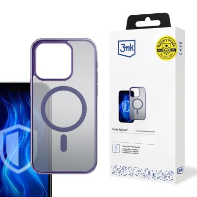 14. 3mk Frosty MagCase Purple Case for Apple iPhone 15 Pro Max - purple