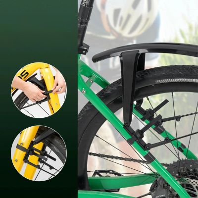 9. Rockbros FK-892 Off-Road Adjustable Bicycle Fenders - Black