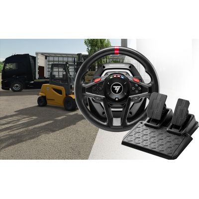 9. Thrustmaster T128 SimTask Farming Pack Black Steering Wheel + Pedals + Gear Shifter PC, PlayStation 4, PlayStation 5