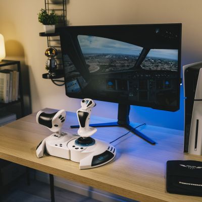 13. Thrustmaster T.Flight Hotas 5 Microsoft Flight Simulator Edition White USB Flight Sim Digital PC, PlayStation 5, PlayStation 4