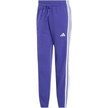 Women's adidas Essentials 3-Stripes French Terry Cuffed Pants Purple KF8340