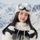 7. Qunature Pink Children's skiing goggles (medium/large children's version)