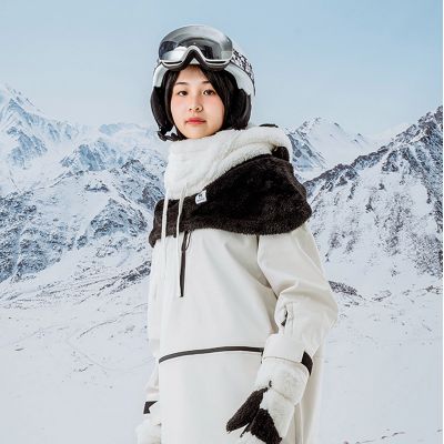 11. Qunature Panda Ski Balaclava for Kids/Adults Size M - Black/White