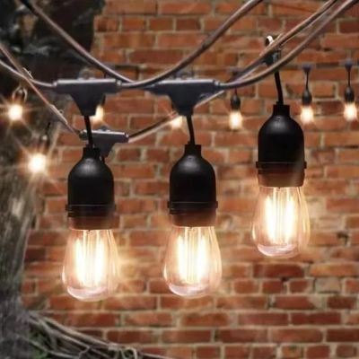 7. Extralink GARDEN STRING LIGHTS 15 m, 15 BULBS