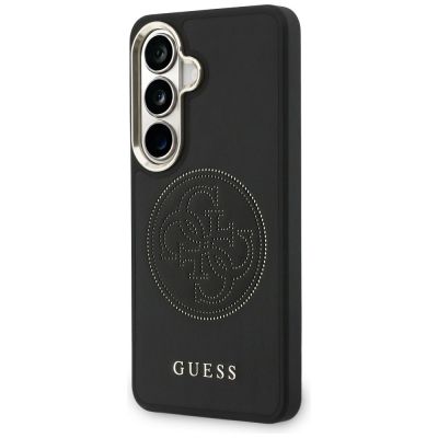 2. Guess Perforated Logo MagSafe Case for Samsung Galaxy S26 – Black