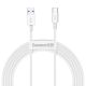 Baseus Superior cable USB - USB TypeC 66 W 6A 2 m White (CATYS-A02)