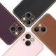 14. Dux Ducis Yolo iPhone 14 Plus case elegant pink faux leather cover