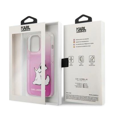 8. Karl Lagerfeld KLHCP14XCFNRCPI iPhone 14 Pro Max 6.7 "hardcase pink / pink Choupette Fun