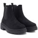 8. Women's suede ankle boots on the platform, black Big Star UU274858