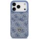 3. Guess 4G Nauble Card Triangle Case for iPhone 18 Pro / 17 Pro – Blue