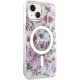 4. Guess Flower MagSafe case for iPhone 14 - transparent