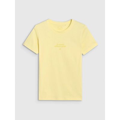 6. Women's regular printed T-shirt 4F 4FRSS25TTSHF2786-73S