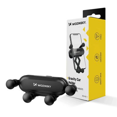 9. Wozinsky gravity car phone holder for air vent black (WCH-05)