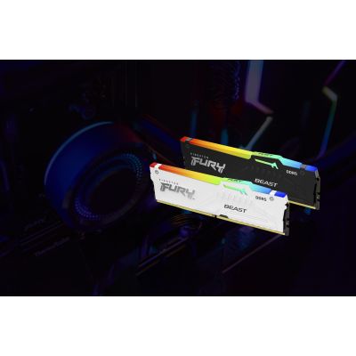 8. Kingston FURY DDR5 32GB (2x16GB) 5600MHz CL36 Beast Black RGB EXPO AMD