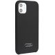 2. Audi Silicone Case iPhone 11 / Xr 6.1" black/black hardcase AU-LSRIP11-Q3/D1-BK