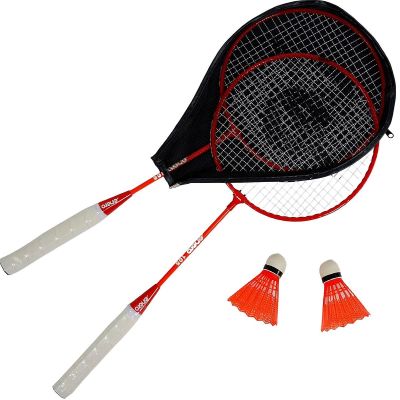6. BADMINTON SET IN RED ORANGE ENERO 105 CASE