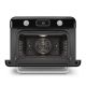 8. Smeg COF01BLEU Small Black Steam Oven Buttons, Rotary