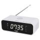 2. Adler clock radio with wireless charger and FM