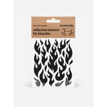 BOOKMAN Reflective Stickers Flames sticker