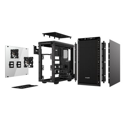 3. BE QUIET! Pure Base 600 BGW21 Case (ATX, Micro ATX, Mini ITX; Black)