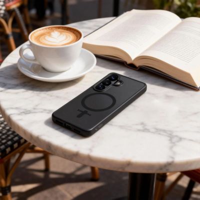 6. Tech-Protect Magmat MagSafe Case for Samsung Galaxy S26+ - Black