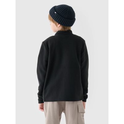 3. Regular fleece with stand-up collar for boys 4F Junior 4FJWMM00TFLEM245-20S