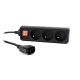 2. ENERGENIE EG-PSU3F-01 power strip (3 x Type E; 10 A; 0.6 m; black)