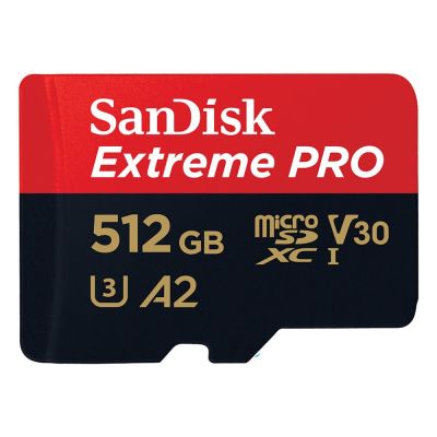 3. SANDISK EXTREME PRO microSDXC 512GB 200/140 MB/s A2