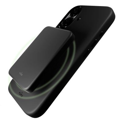 7. Puro Icon Mag Pro MagSafe Silicone Case for iPhone 16 - Black