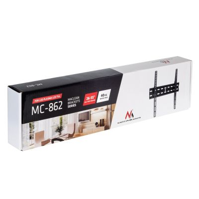 8. Maclean MC-862 TV wall mount (wall-mounted; 26" - 55"; max. 40kg)