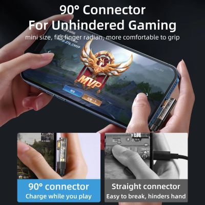 6. Joyroom Gaming Cable S-UL012A6 Lightning (angled) / USB-A (straight) 2.4A 1.2 m - blue