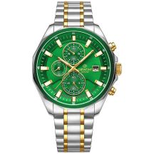 Giewont Chronograph Sapphire Men's Watch Silver Green GW7290-B7