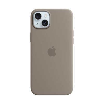 Apple Silicone Case with MagSafe Clay, for iPhone 15 Plus, MT133ZM/A