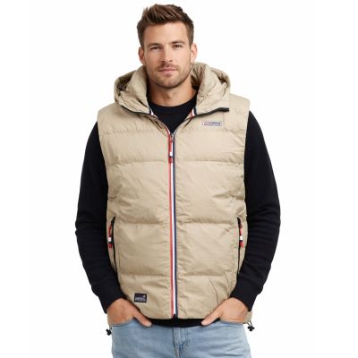 Men’s vest Geographical Norway VITO BEIGE DB MEN 001 (WZ6241H/GN-BEIGE)
