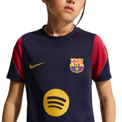 3. Nike FC Barcelona Strike Kids T-Shirt Navy Blue and Burgundy II3237 401