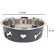 18. DOG AND CAT BOWL STAINLESS STEEL 21x7CM