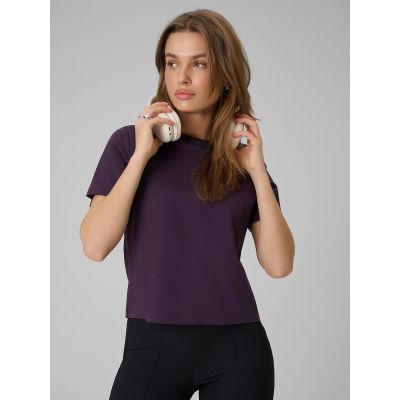 Women's regular plain T-shirt 4F 4FRAW25TTSHF3625-50S