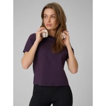 Women's regular plain T-shirt 4F 4FRAW25TTSHF3625-50S
