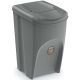 4. GARBAGE BINS 35 L SORTIBOX SET 4 PCS GREY STONE