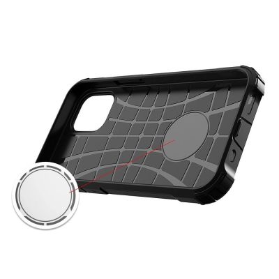 5. Hybrid Armor Case Tough Rugged Cover for iPhone 12 Pro Max black