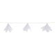 17. BATTERY-OPERATED WIRE LAMPS GARLAND 20 LED FLOWERS WARM WHITE