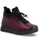 6. Women's leather insulated ankle boots, burgundy Remonte Rieker D2V06-35