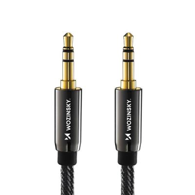 3. Wozinsky universal mini jack cable 2x AUX cable 3 m black